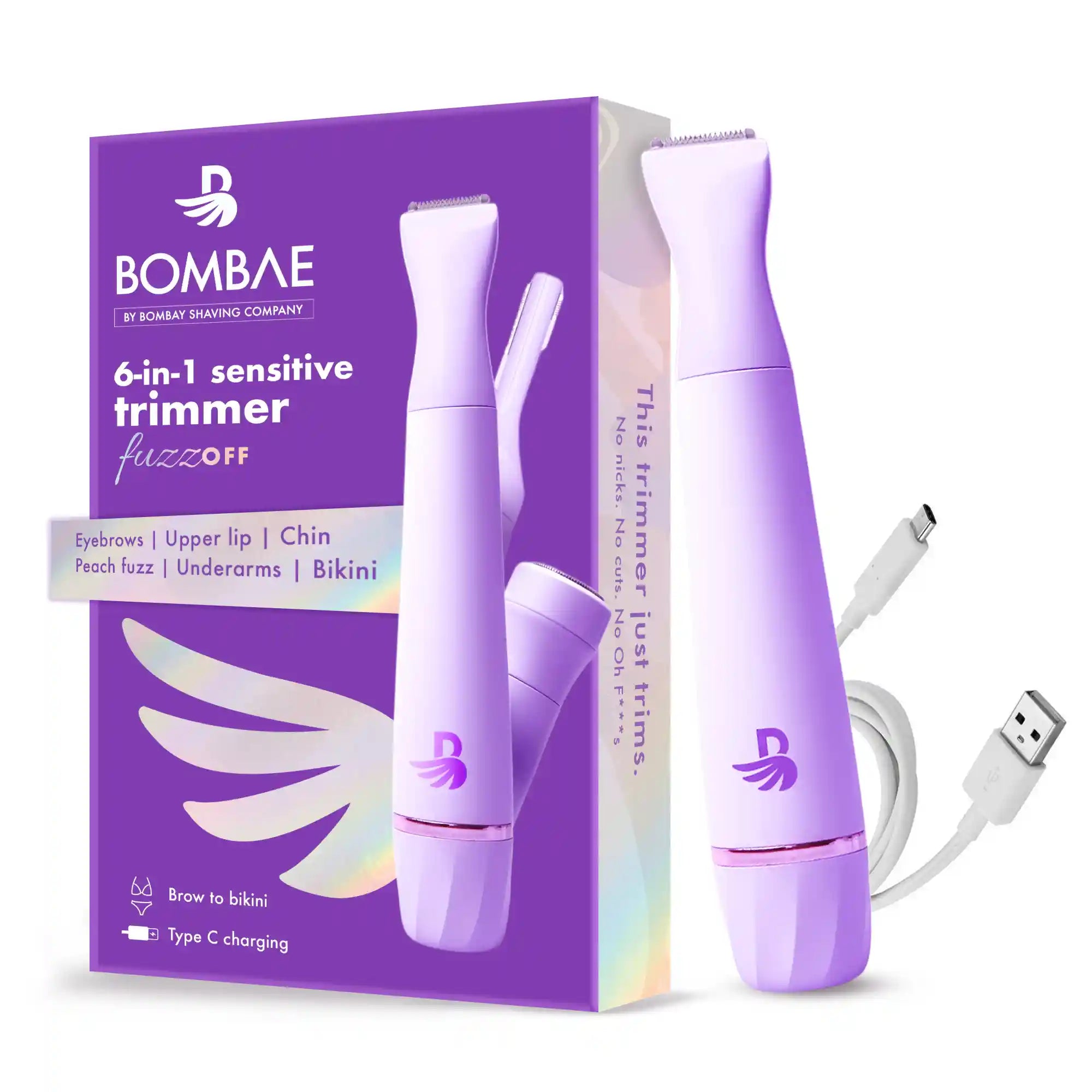 Bombae 6-in-1 Sensitive Areas Trimmer