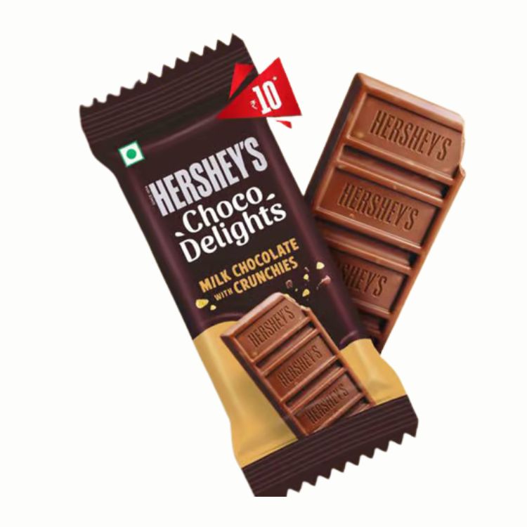 HERSHET'S CHOCO DELIGHTS MILK CHOCOLATE 10.3G
