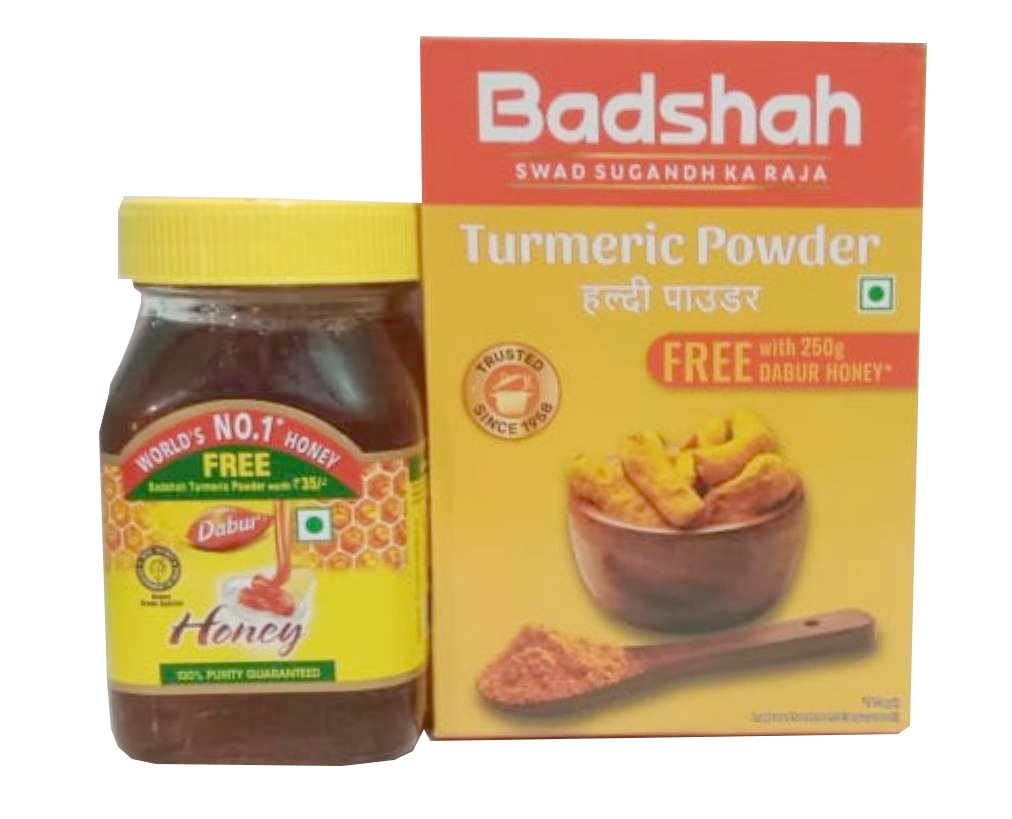 DABUR HONEY 250G FREE HALDI