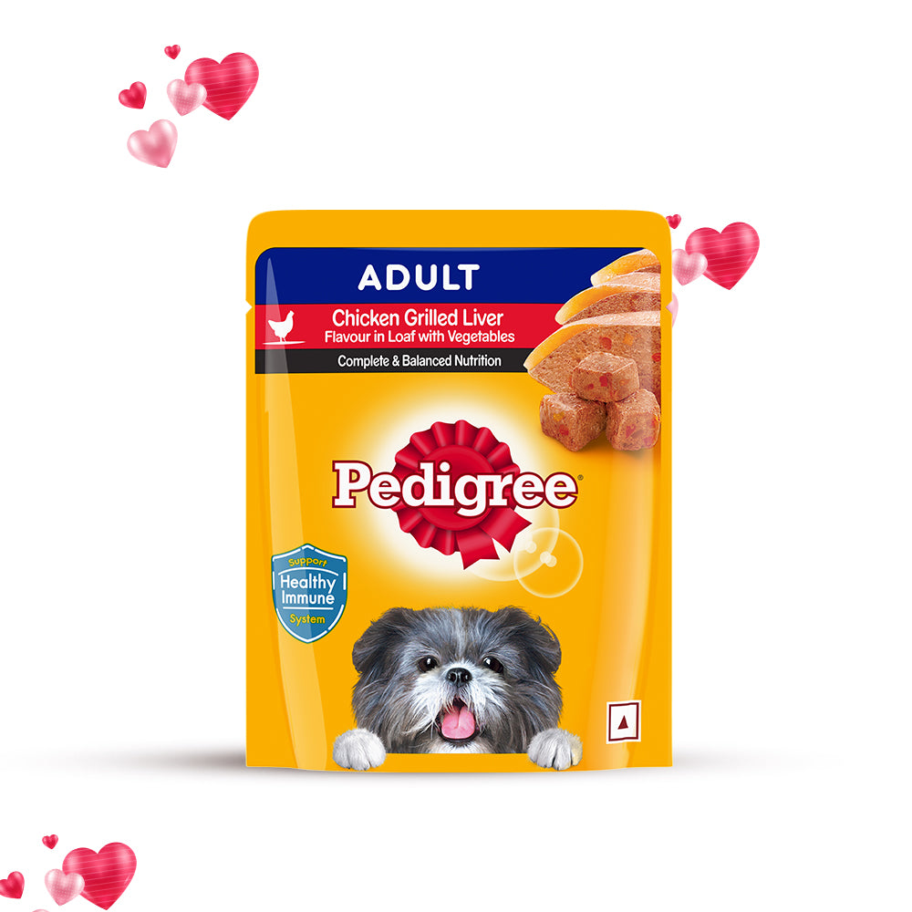Pedigree Grilled Chicken Liver Dog Food for Adult