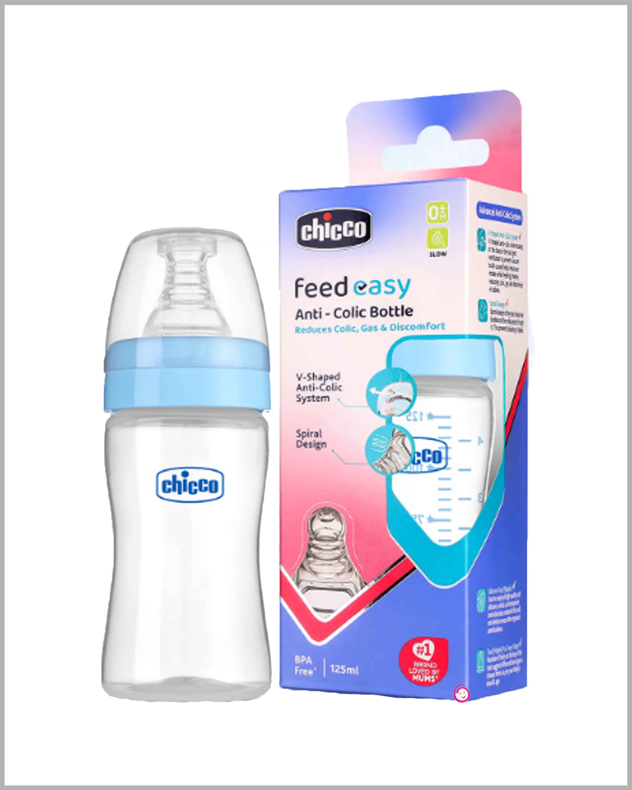 CHICCO FEED EASY ANTI COLIC BOTTLE 125ML