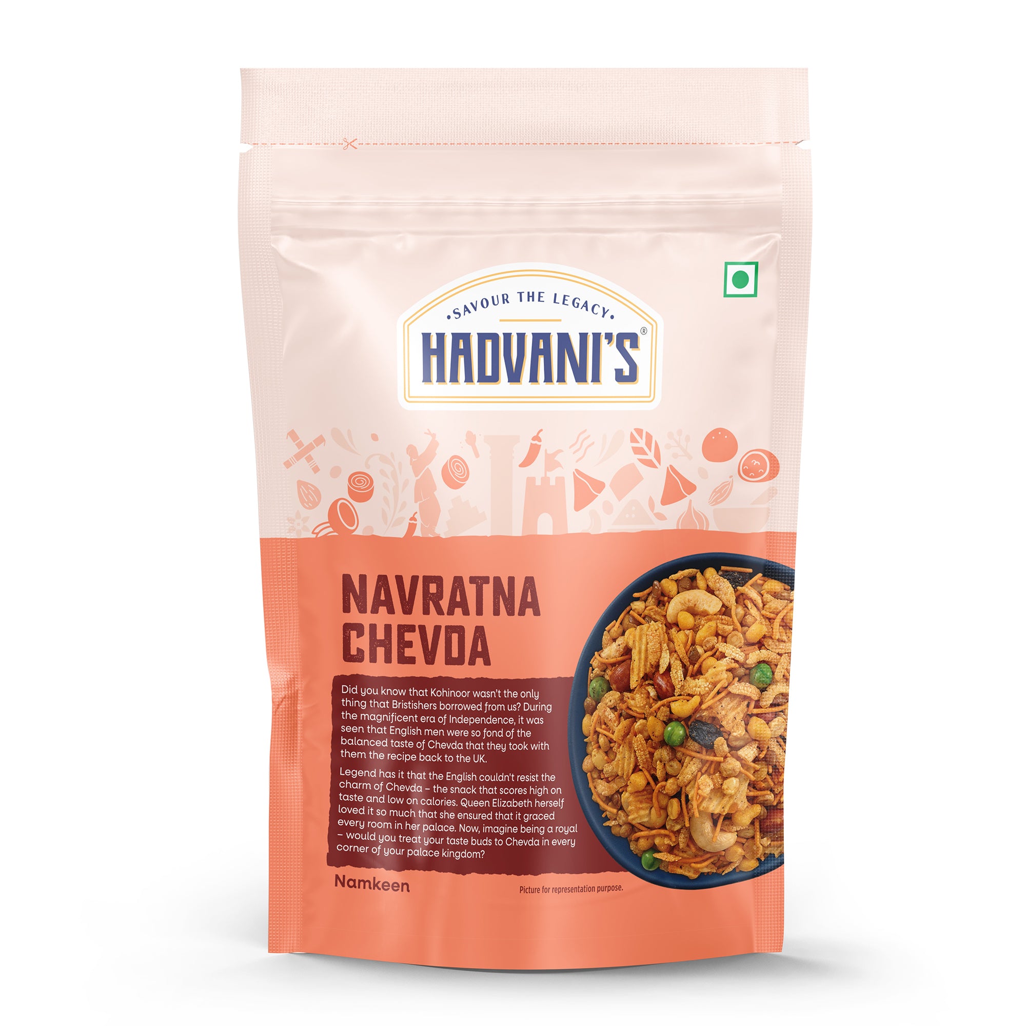 HADVANI'S NAVRATNA CHEVDA 60G