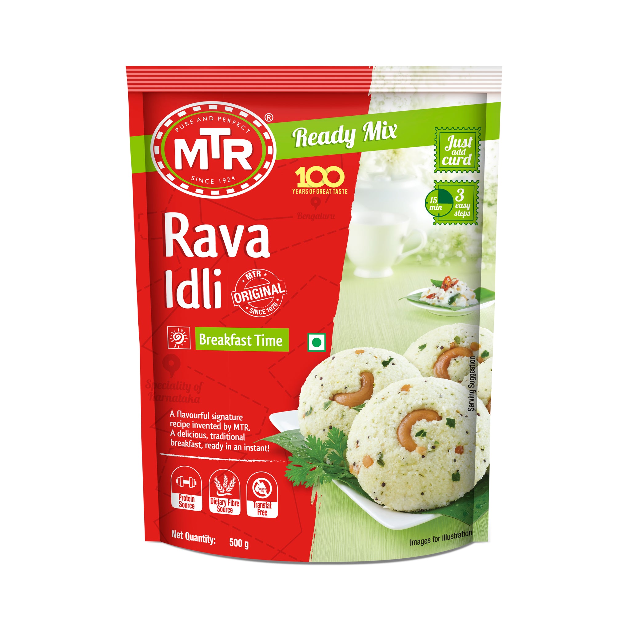 MTR RAVA IDLI 500GM