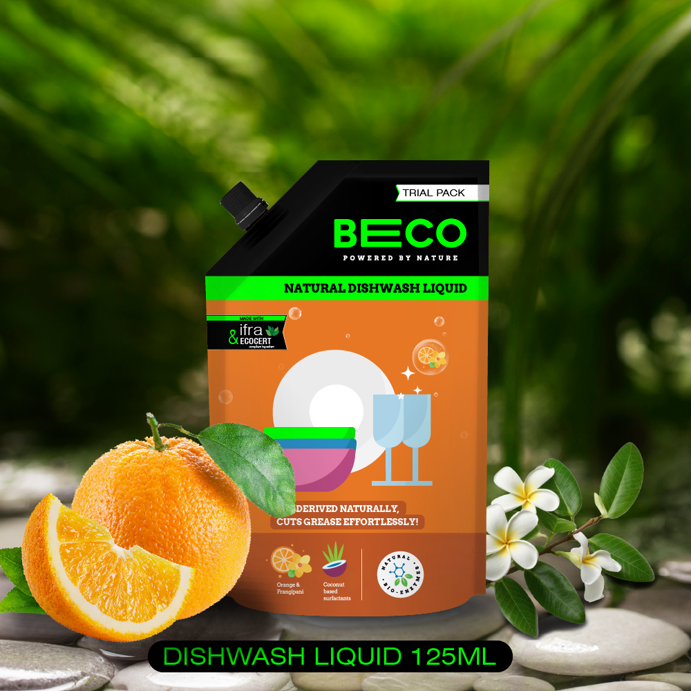 BECO NATURAL DISHWASH LIQUID 125ML