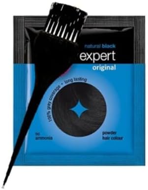 STREAX NATURAL BLACK SHAMPOO HAIR COLOUR 18G