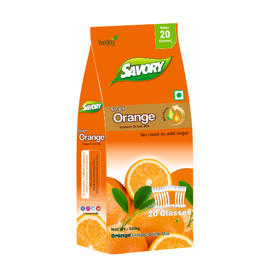 SAVORY ORANGE INSTANT DRINK MIX 500G
