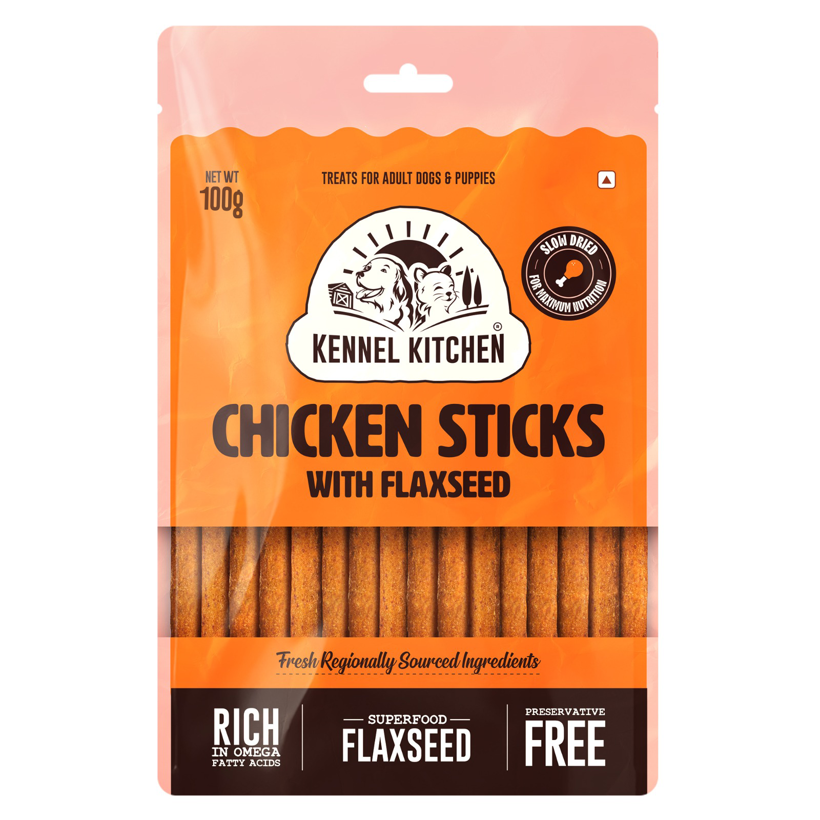 Kennel Kitchen Soft Baked Chicken Sticks Dog Treat
