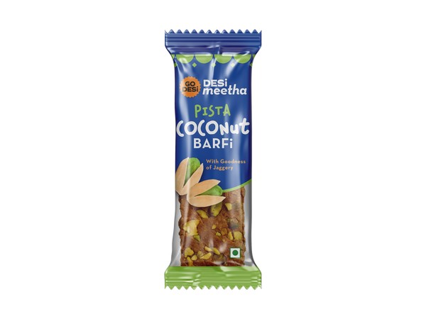 Kaju Kishmish Coconut Burfi by GO DESi + Badam Coconut Burfi by GO DESi + Pista Coconut Burfi by GO DESi Combo