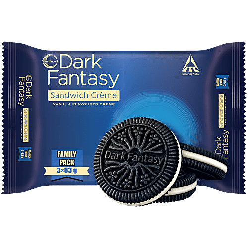DARK FANTASY SANDWICH CREME VANILLA 49.8G