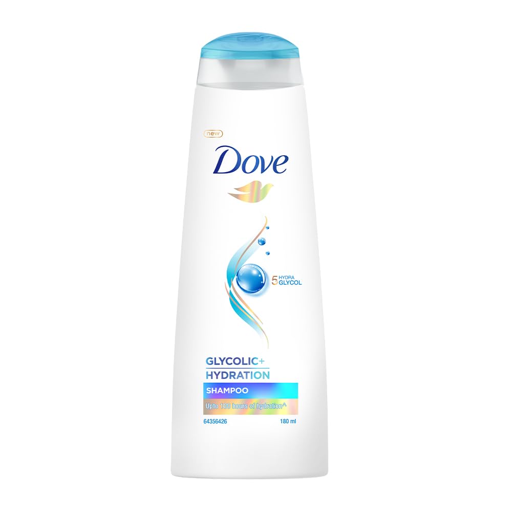 DOVE GLYCOLIC+ HYDRATION SHAMPOO 180ML