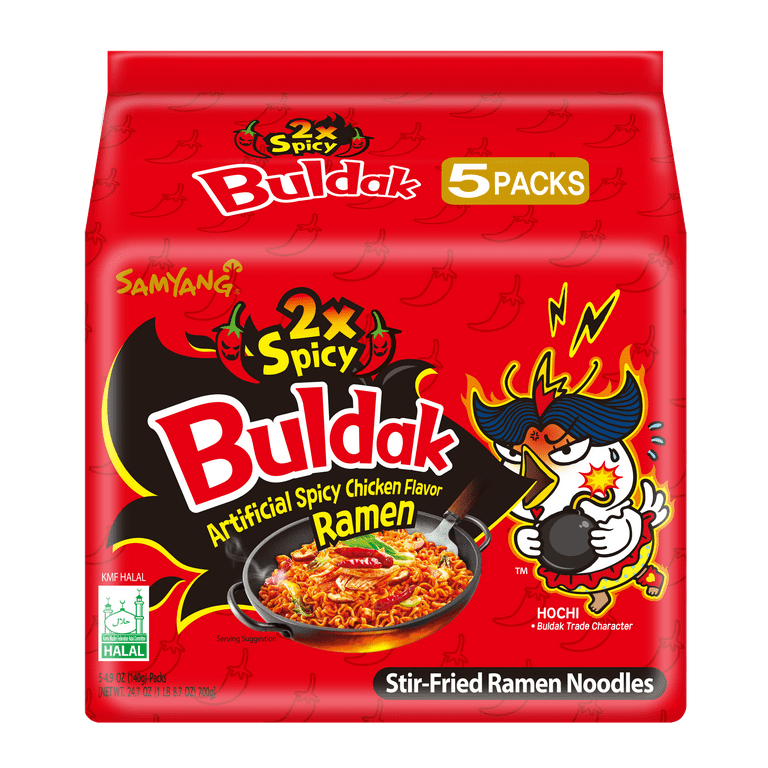 Samyang 2x Spicy Ramen Instant Noodles - Hot Chicken Flavour