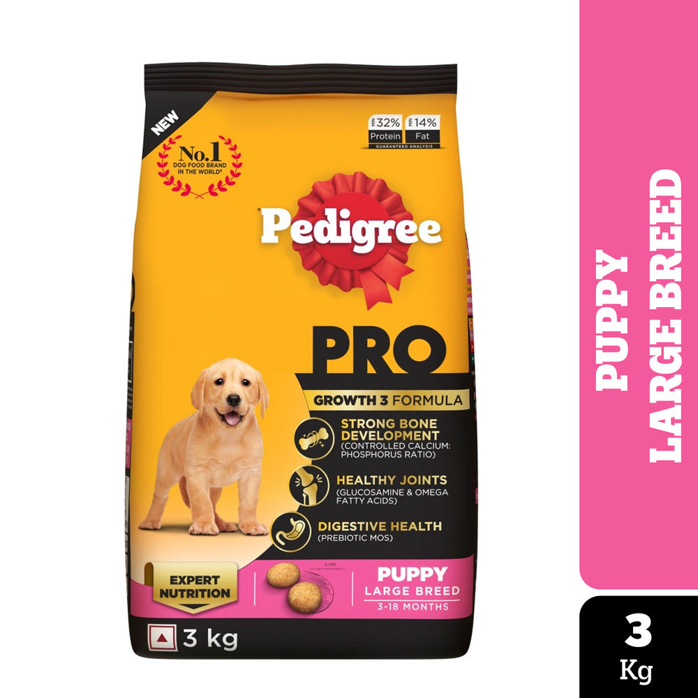 Pedigree PRO Large Breed Puppy Dry Dog Food (3-18 months)