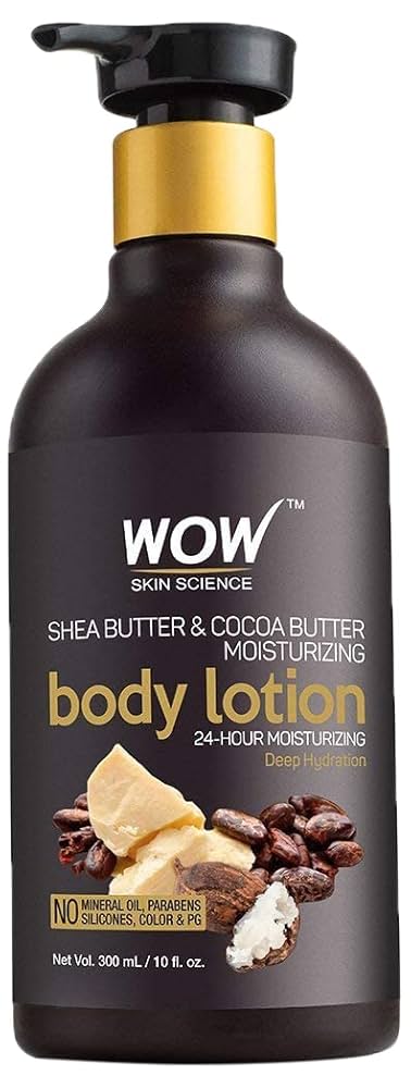 Wow Skin Science Shea Butter & Cocoa Butter Moisturizing Body Lotion - Pack of 2