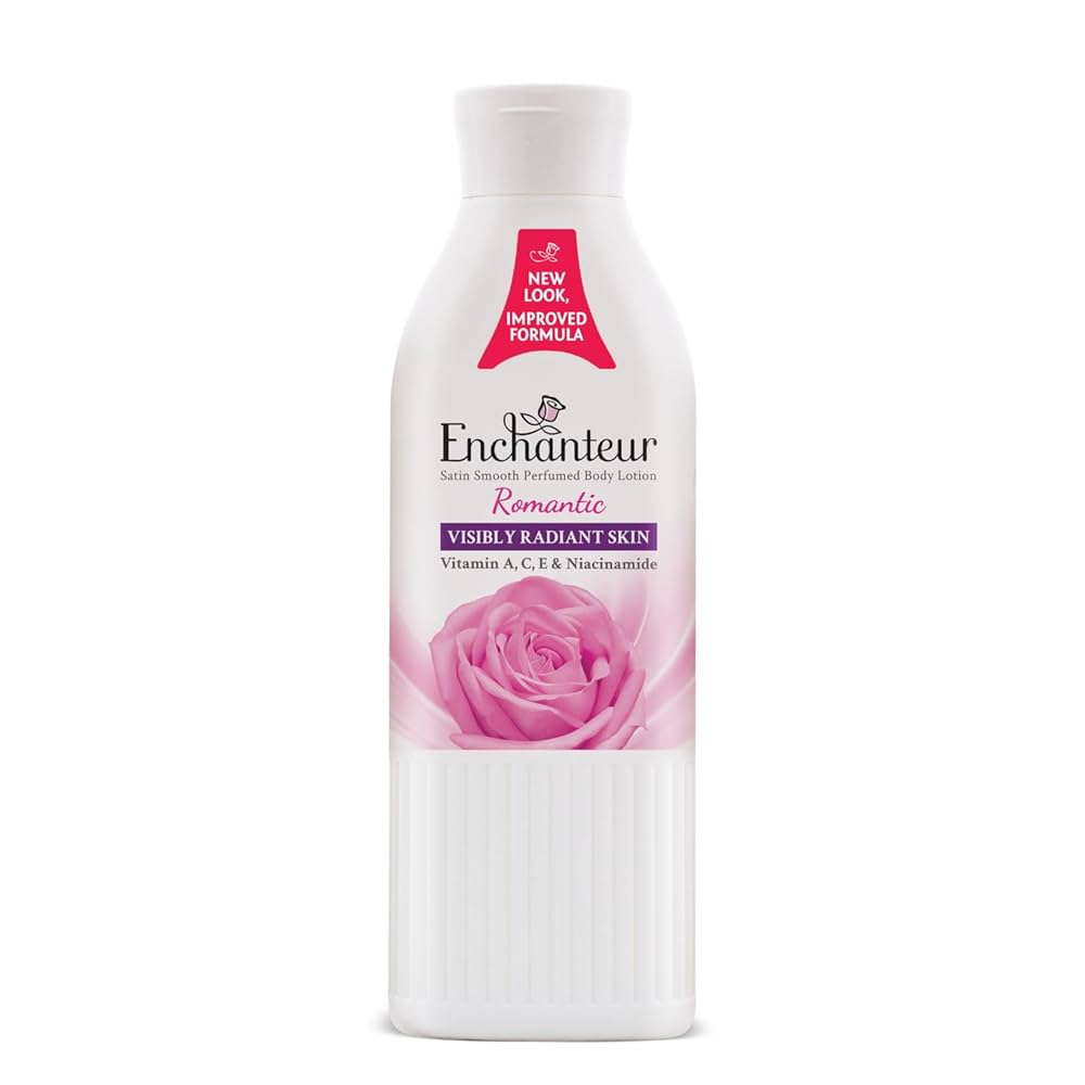 Enchanteur Romantic Perfumed Body Lotion (with Aloe Vera & Olive Butter)