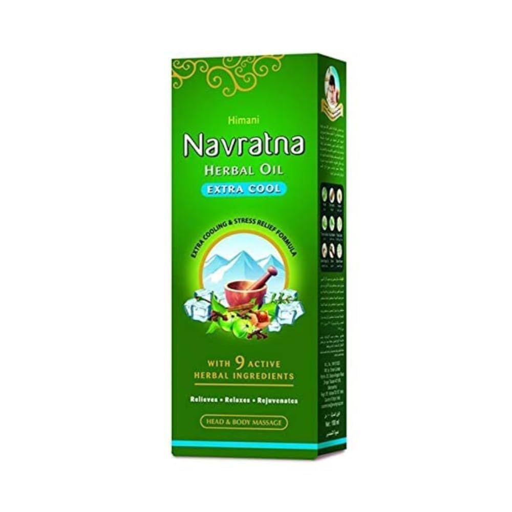 NAVRATNA AYURVEDIC OIL EXTRA THANDA 200ML