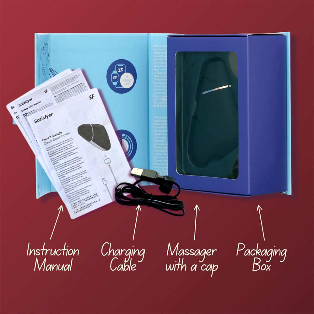 Satisfyer Love Triangle Personal Massager By Besharam