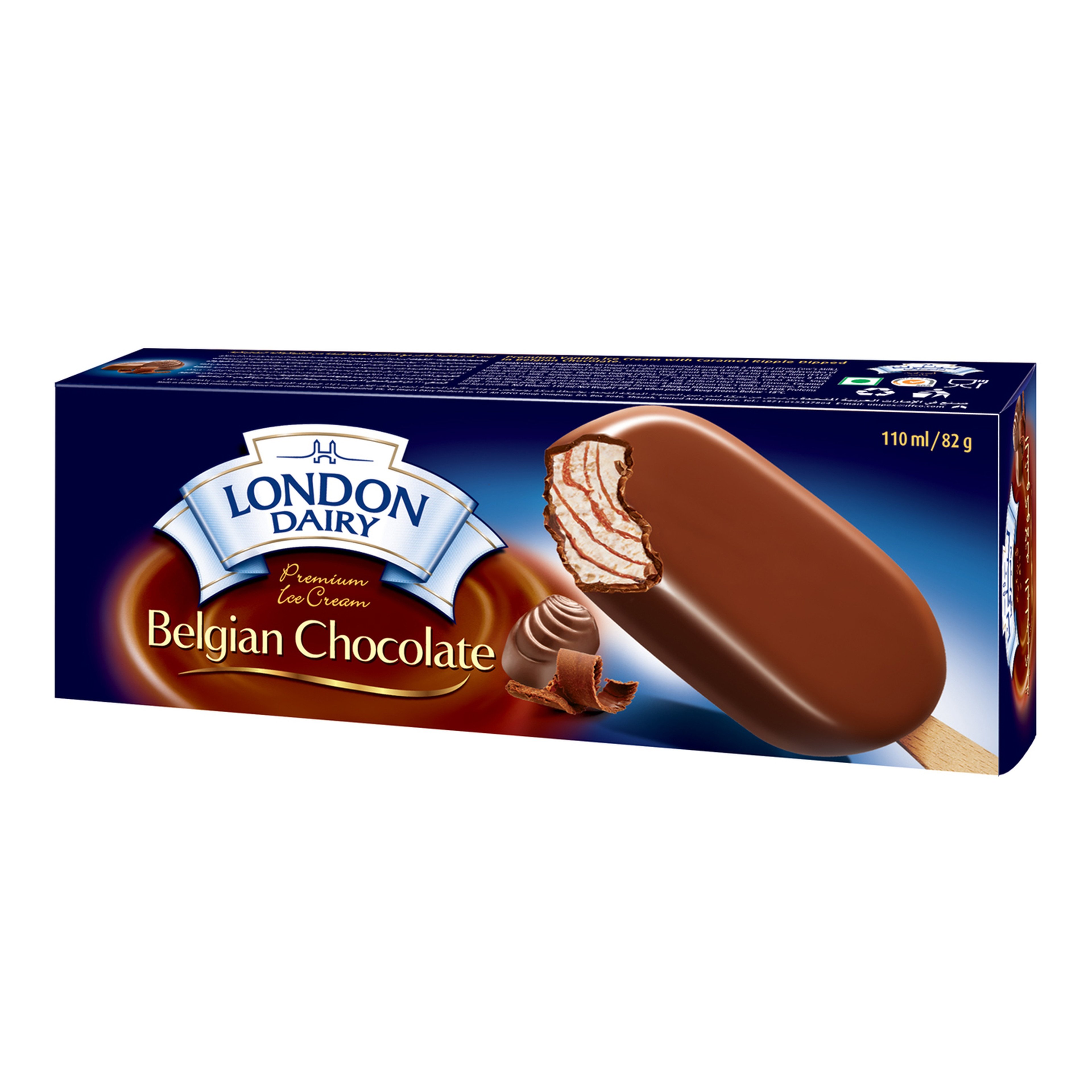 London Dairy Belgian Chocolate Ice Cream Stick