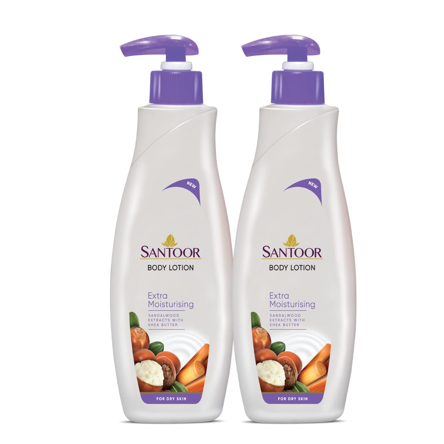 Santoor Extra Moisturizing Body Lotion (For Dry Skin)