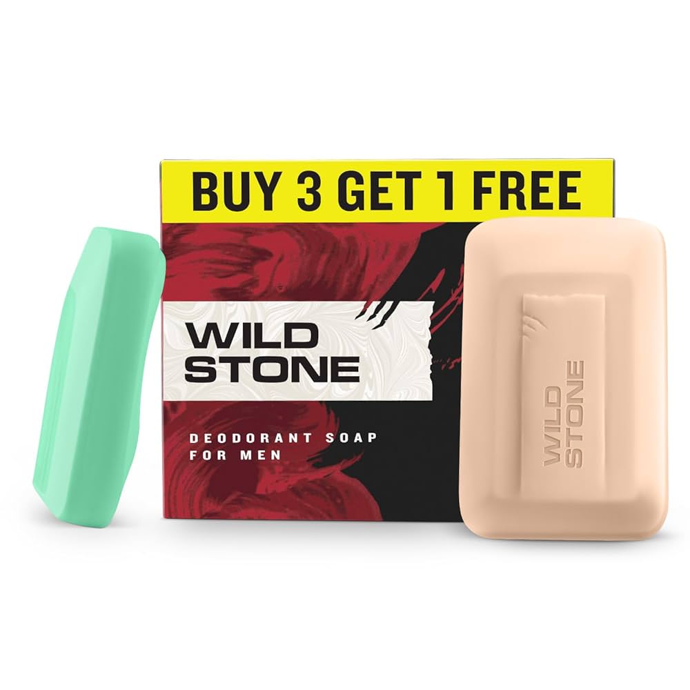 WILD STONE SOAP FOR MEN 3+1