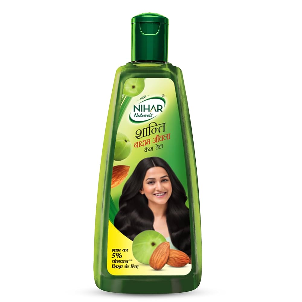 NIHAR SANTI BADAM AMLA VITAMIN E OIL 65ML