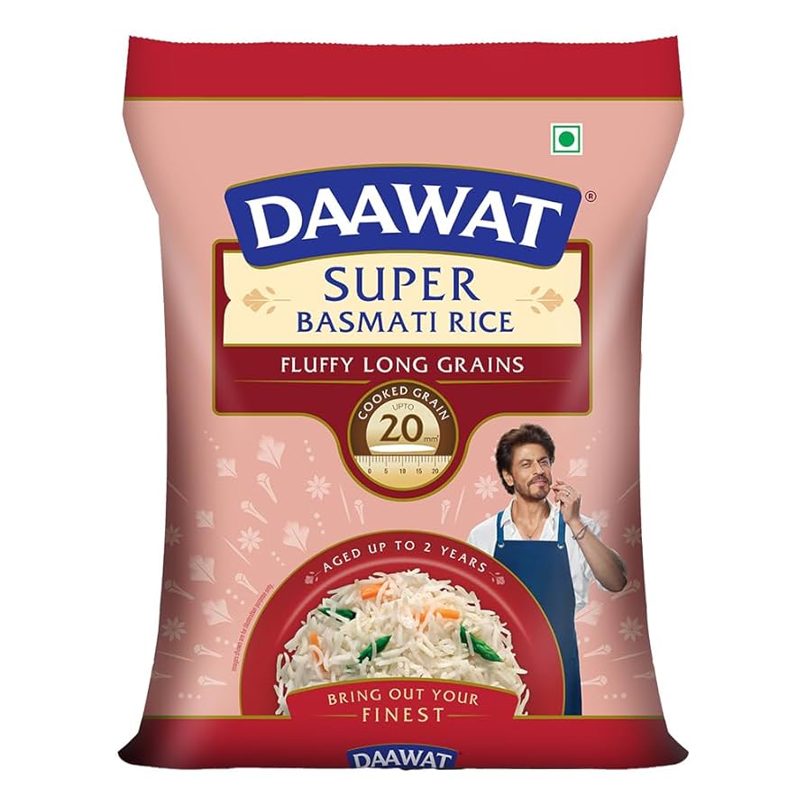 DAAWAT SUPER BASMATI RICE 25% EXTRA