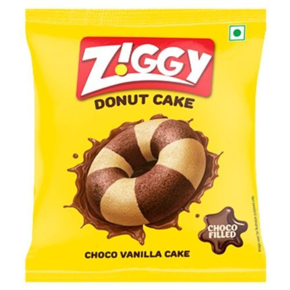 ZIGGY DONUT CAKE CHOCO VANILLA 47G
