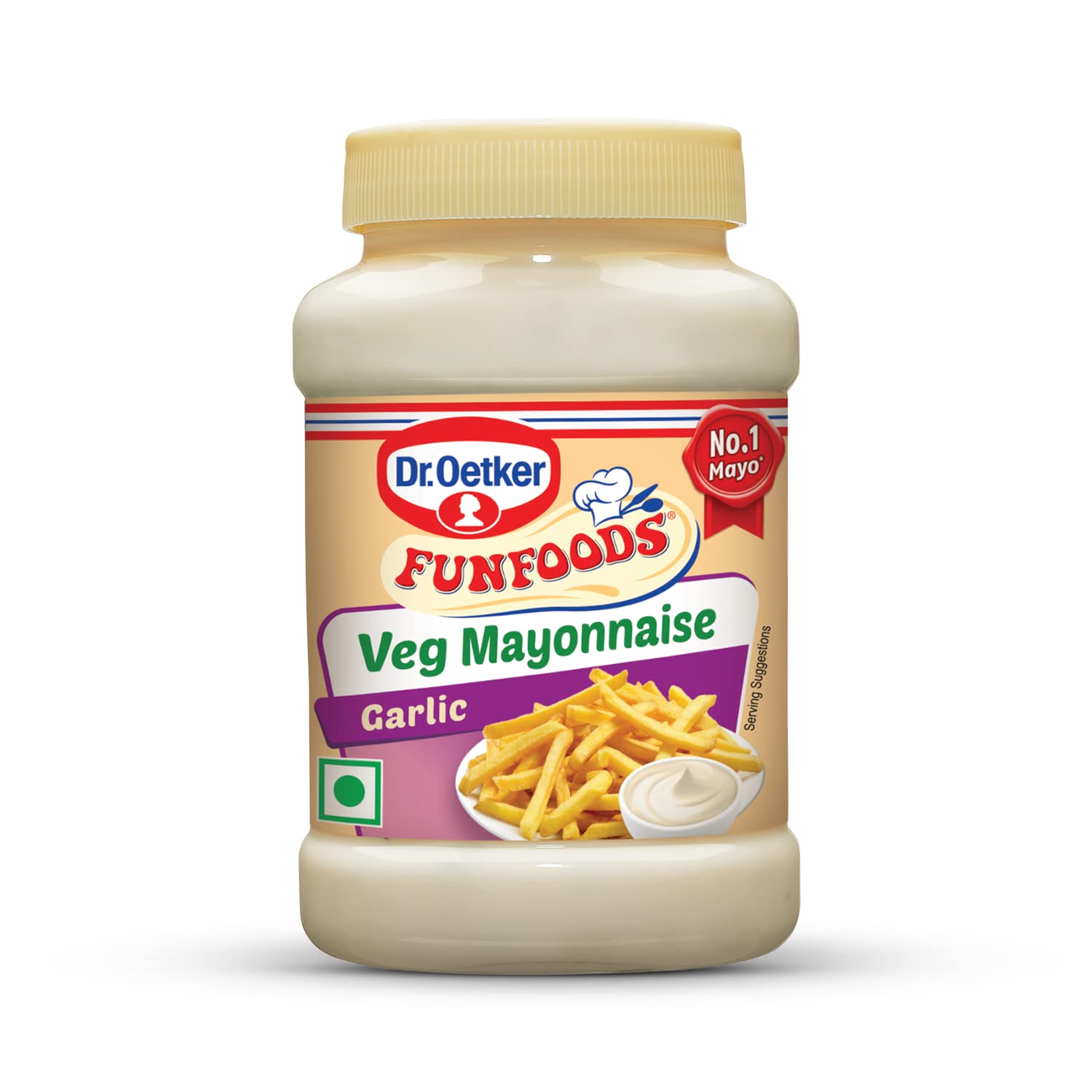 VEG MAYONNAISE GARLIC 275G