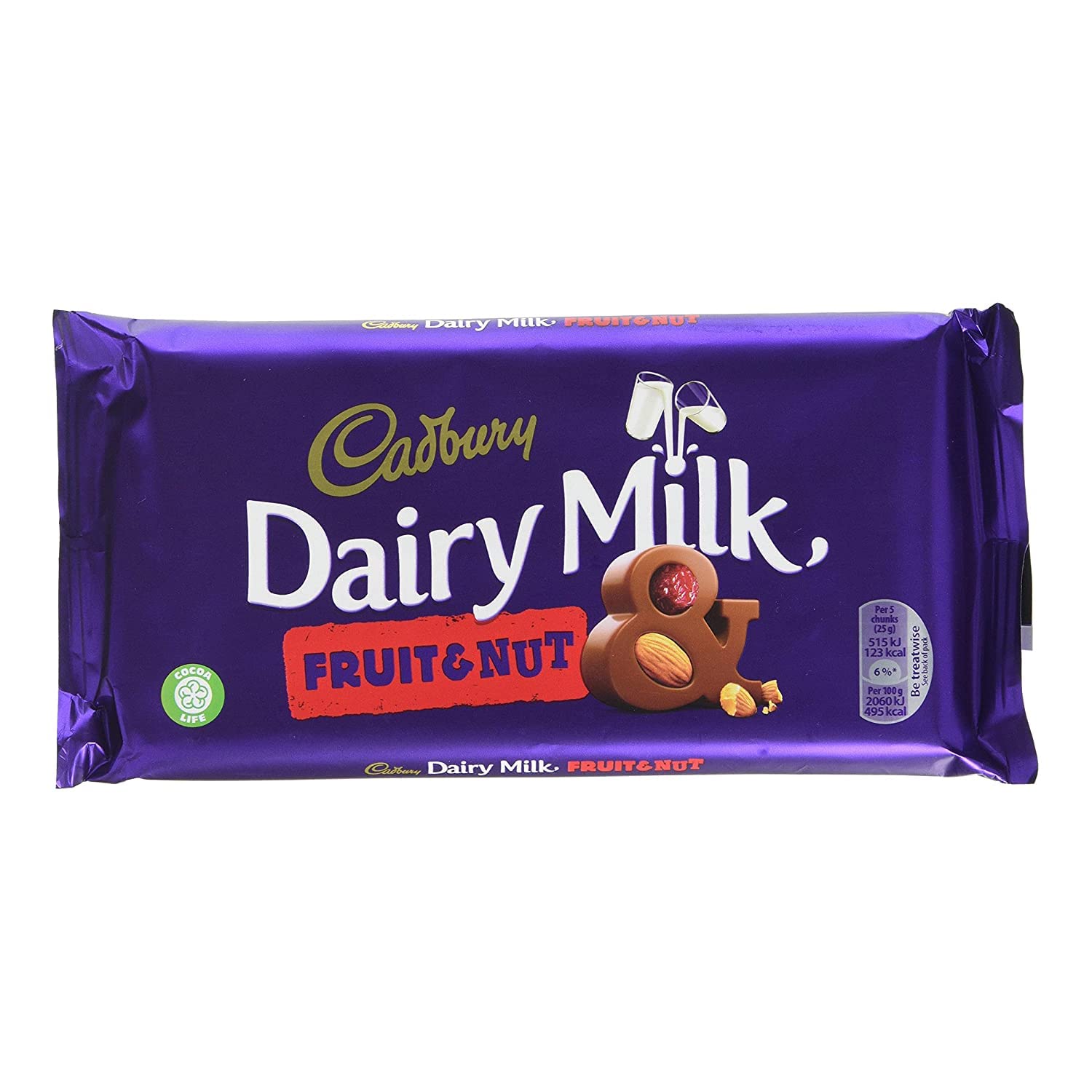 CADBURY DAIRY MILK CHOCOLATE FRUIT&NUT 36G