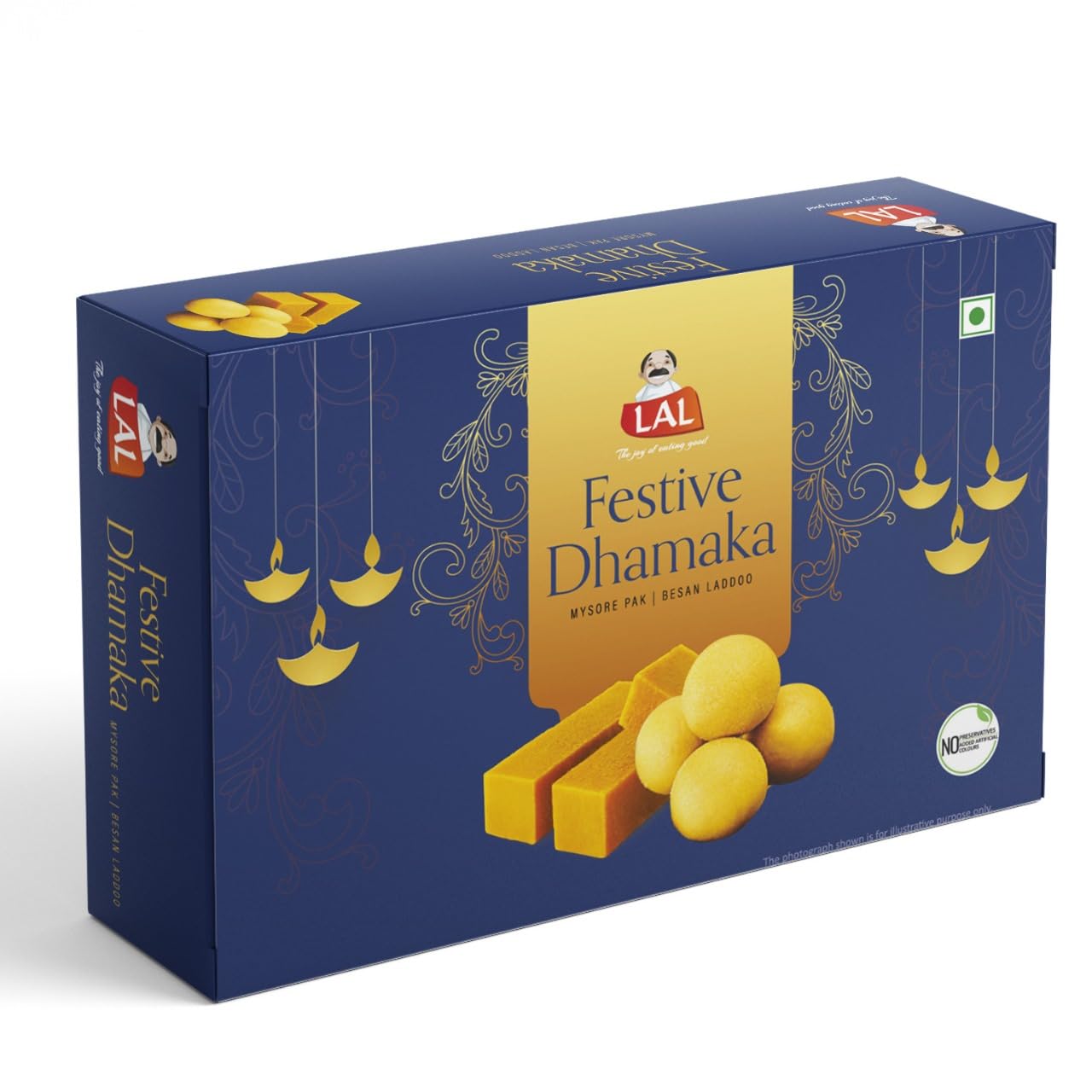 Festive Dhamaka Sweets Gift Pack - Lal