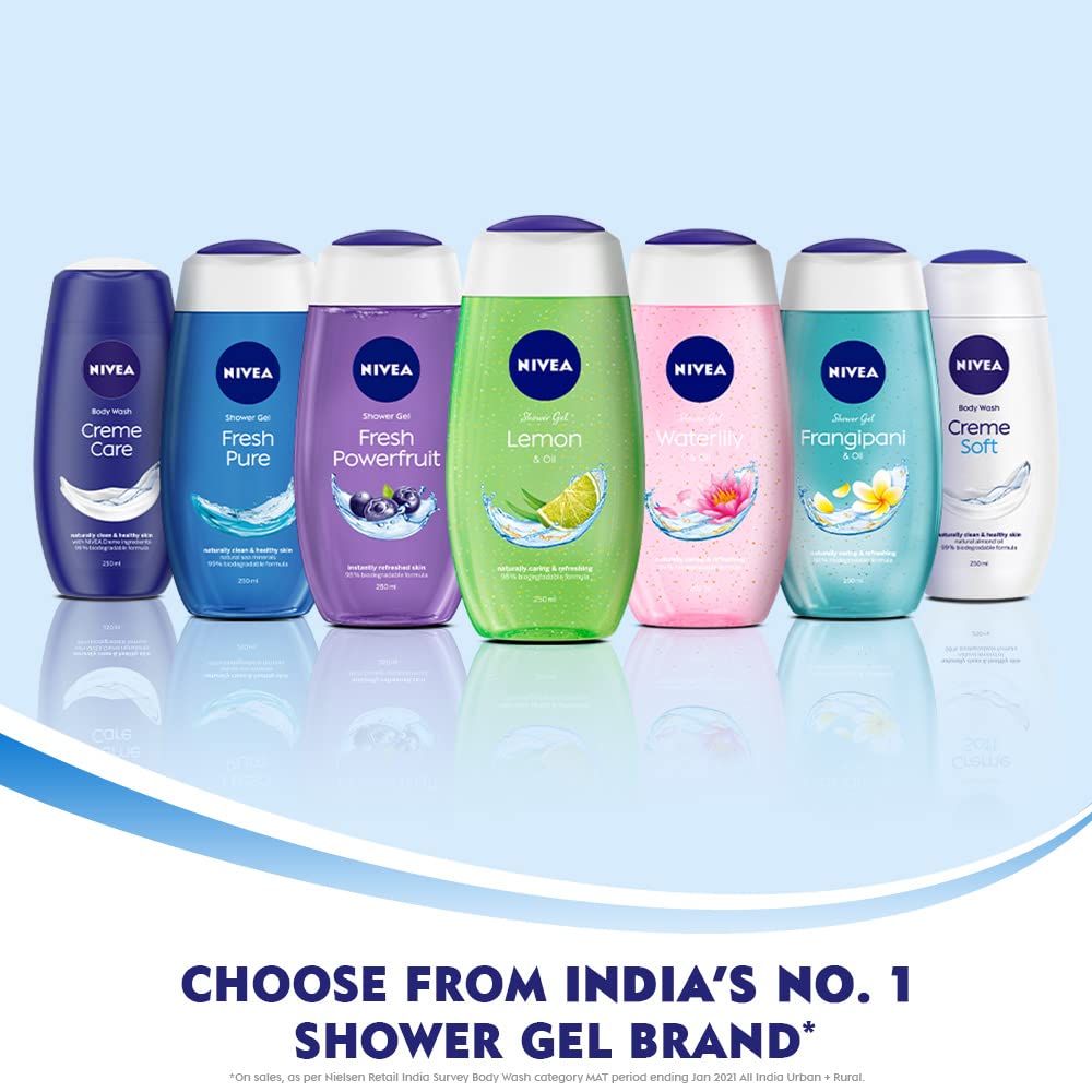 NIVEA WATERLILY&OIL SHOWER GEL 250ML
