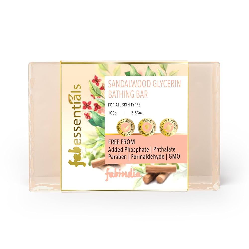 Fabessentials Sandalwood Glycerin Bathing Bar