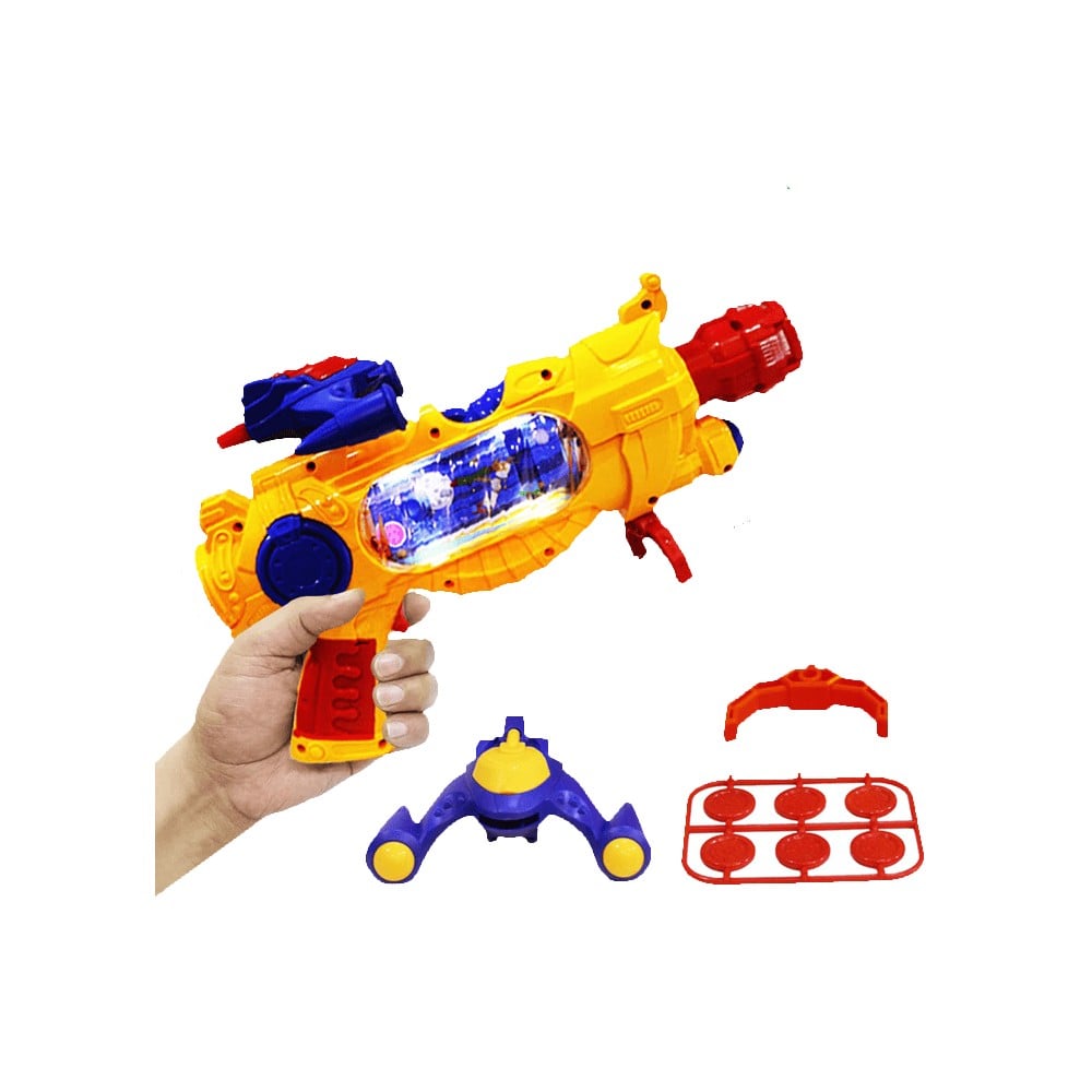 Wembley Alien Space Blaster Toy Gun (Yellow-Red, 6+ years)