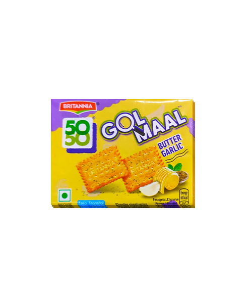 BRITANNIA GOL MAAL BUTTER GARLIC 57.5G