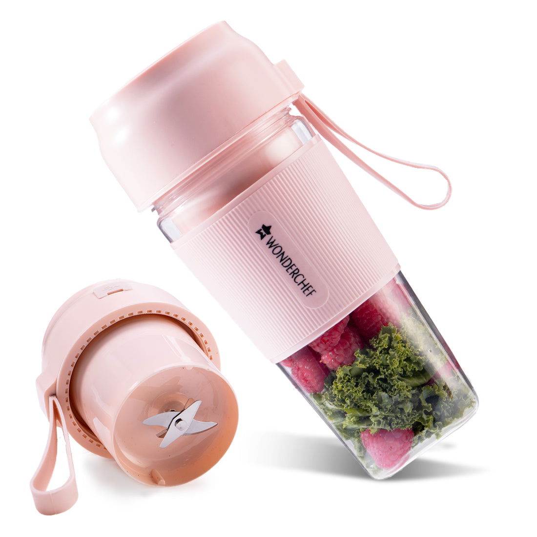 Wonderchef Nutri-Cup Portable 40 W Hand Blender (Pink)