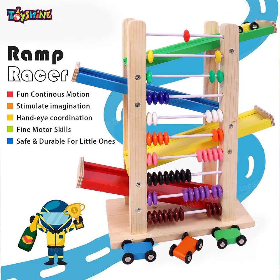 Toyshine Ramp Race with Toy Vehicle (3+ years)