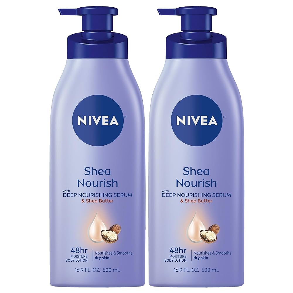 Nivea Shea Butter Smooth Body Milk - Pack of 2