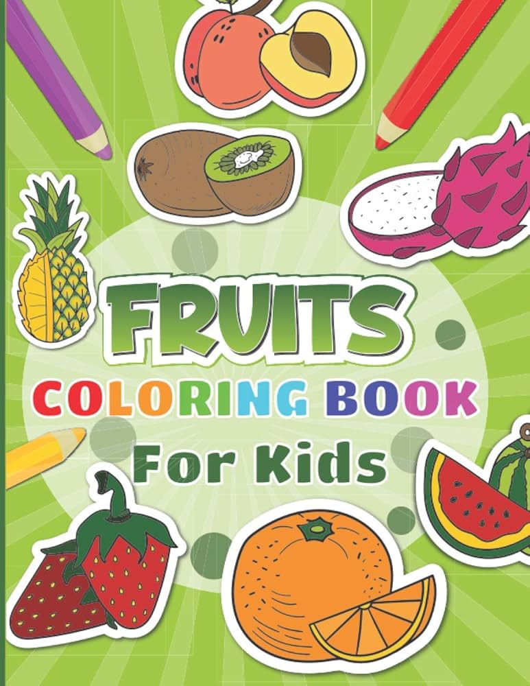 Colouring Book Of Fruits