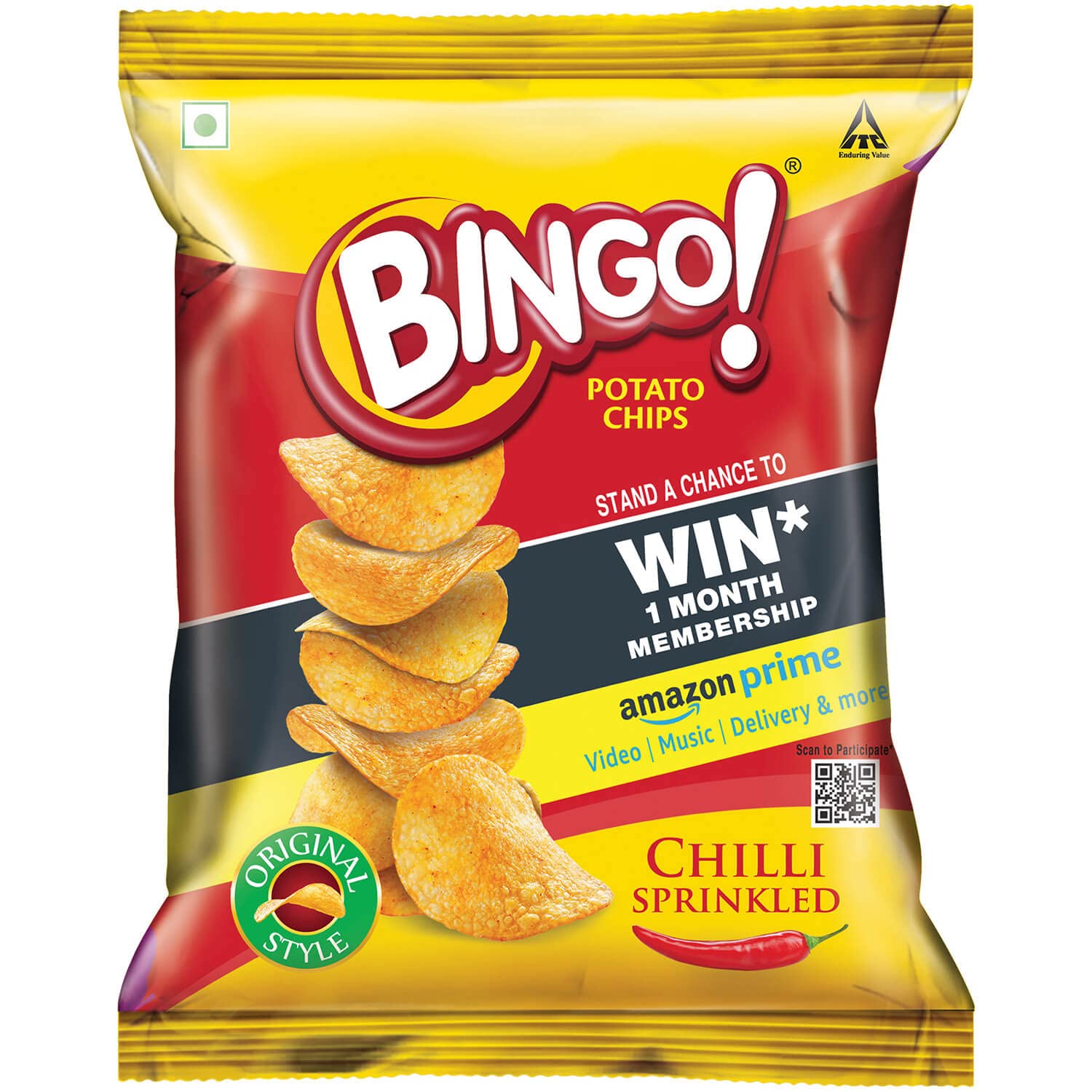 BINGO ORIGINAL STYLE CHILLI 21G