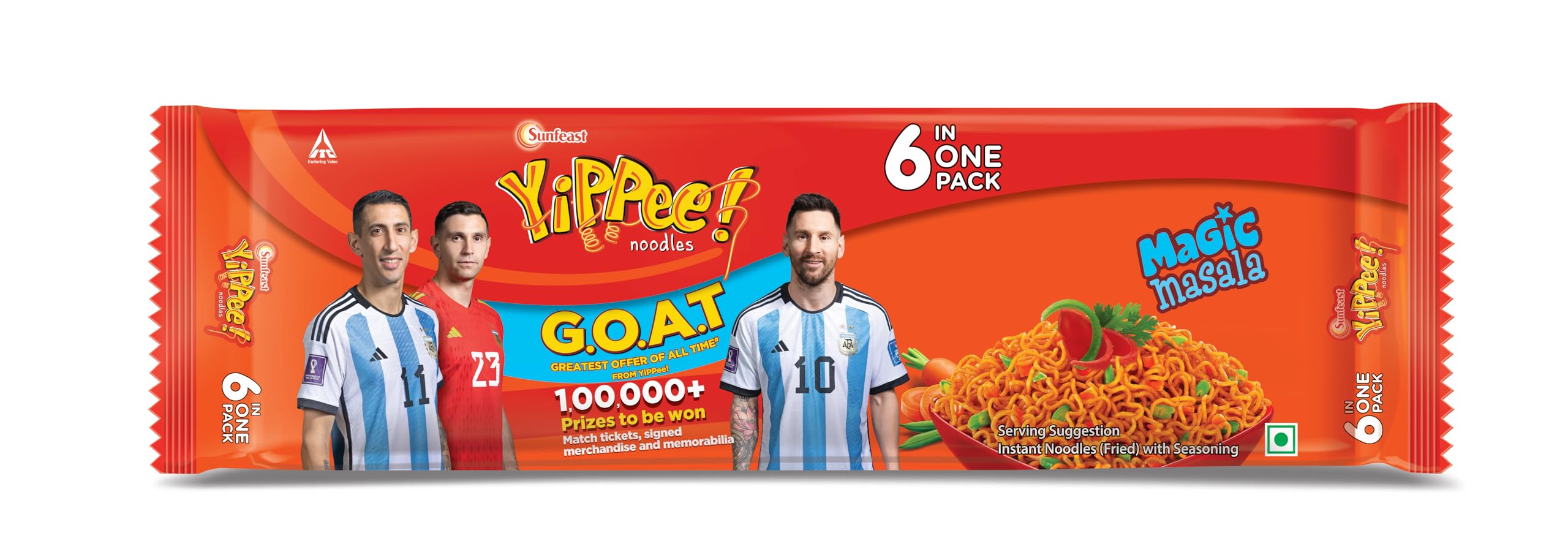 Sunfeast Yippee Magic Masala Instant Noodles (360 g)