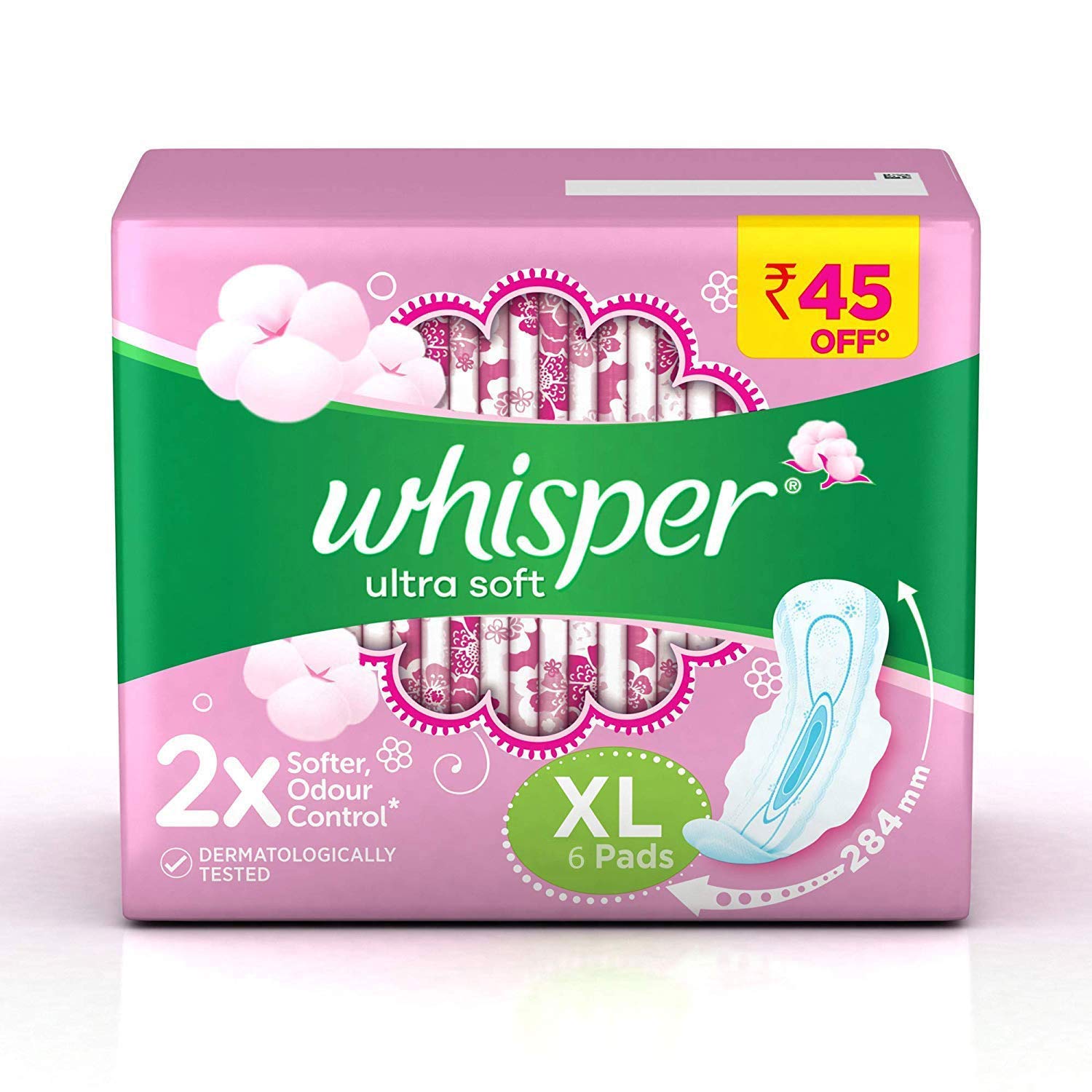 WHISPER ULTRA SOFT XL+ 6PADS