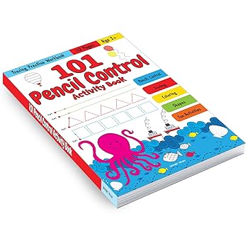 101 Pencil Control Activity Book For Kids