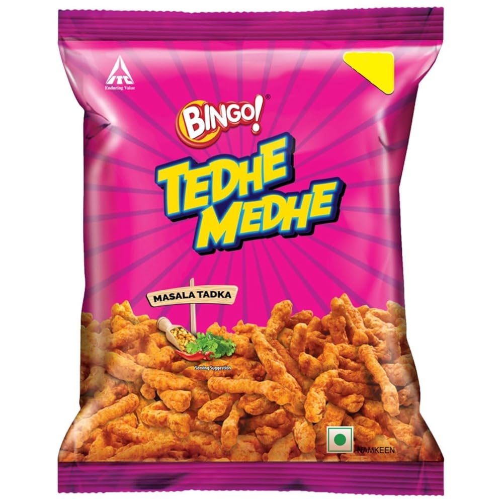 BINGO TEDHE MEDHE MASALA TADKA 75g