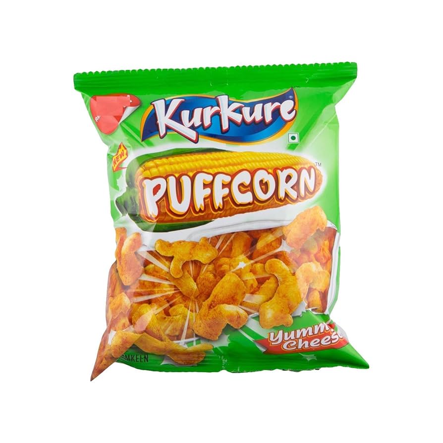 Kurkure Puffcorn Yummy Cheese Puffs - Pack of 3