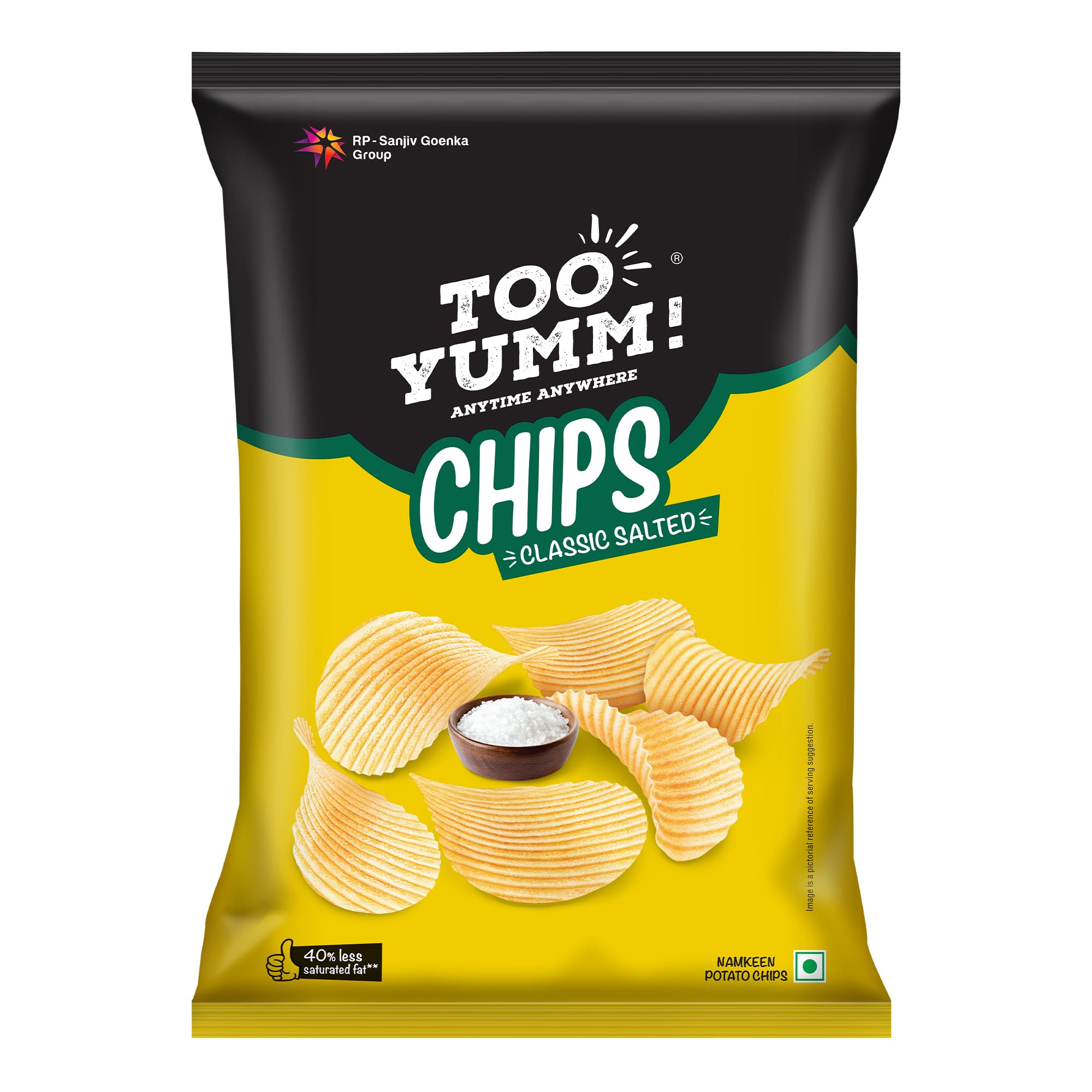Too Yumm Classic Salted Wafers Potato Chips