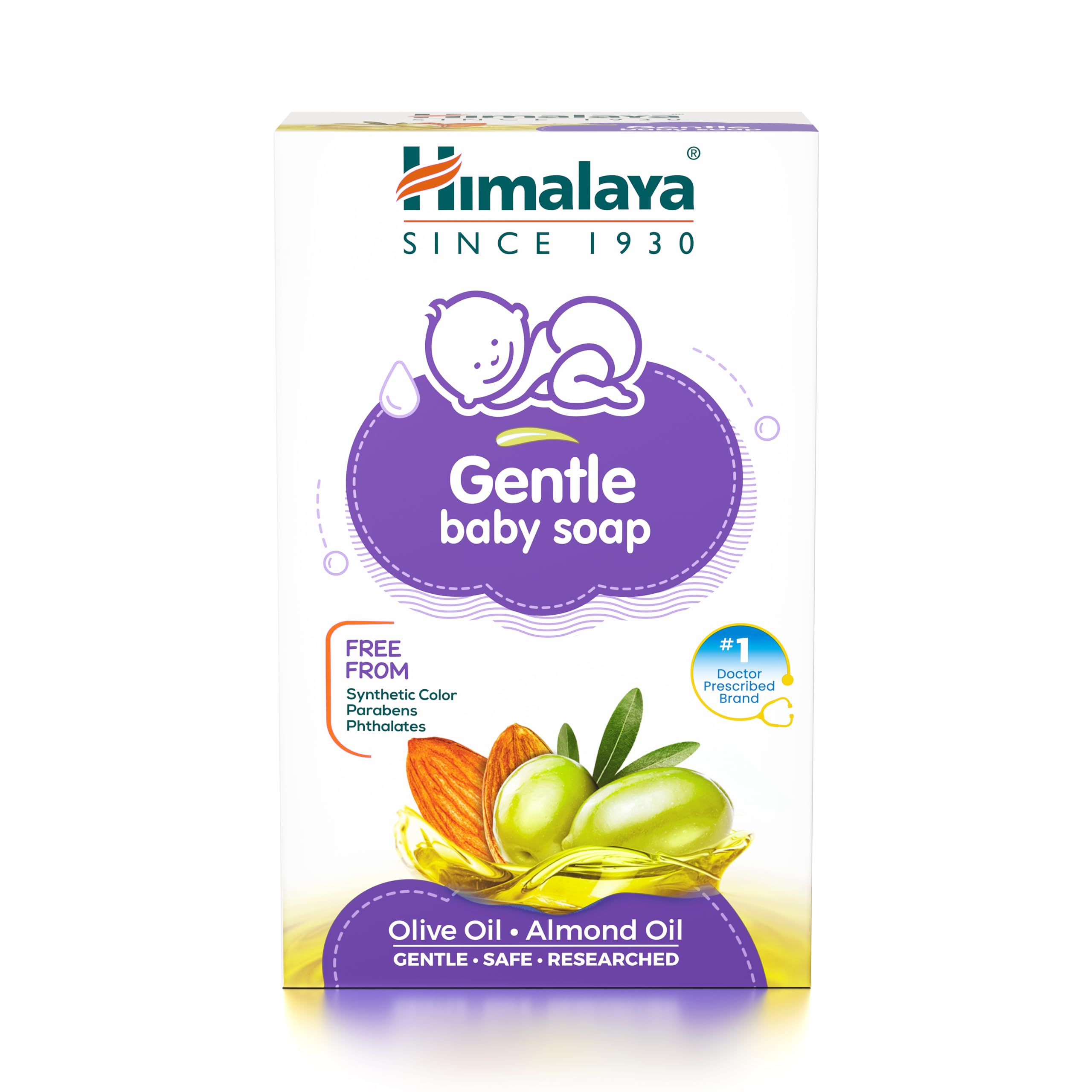 HIMALAYA GENTLE BABY SOAP 125G