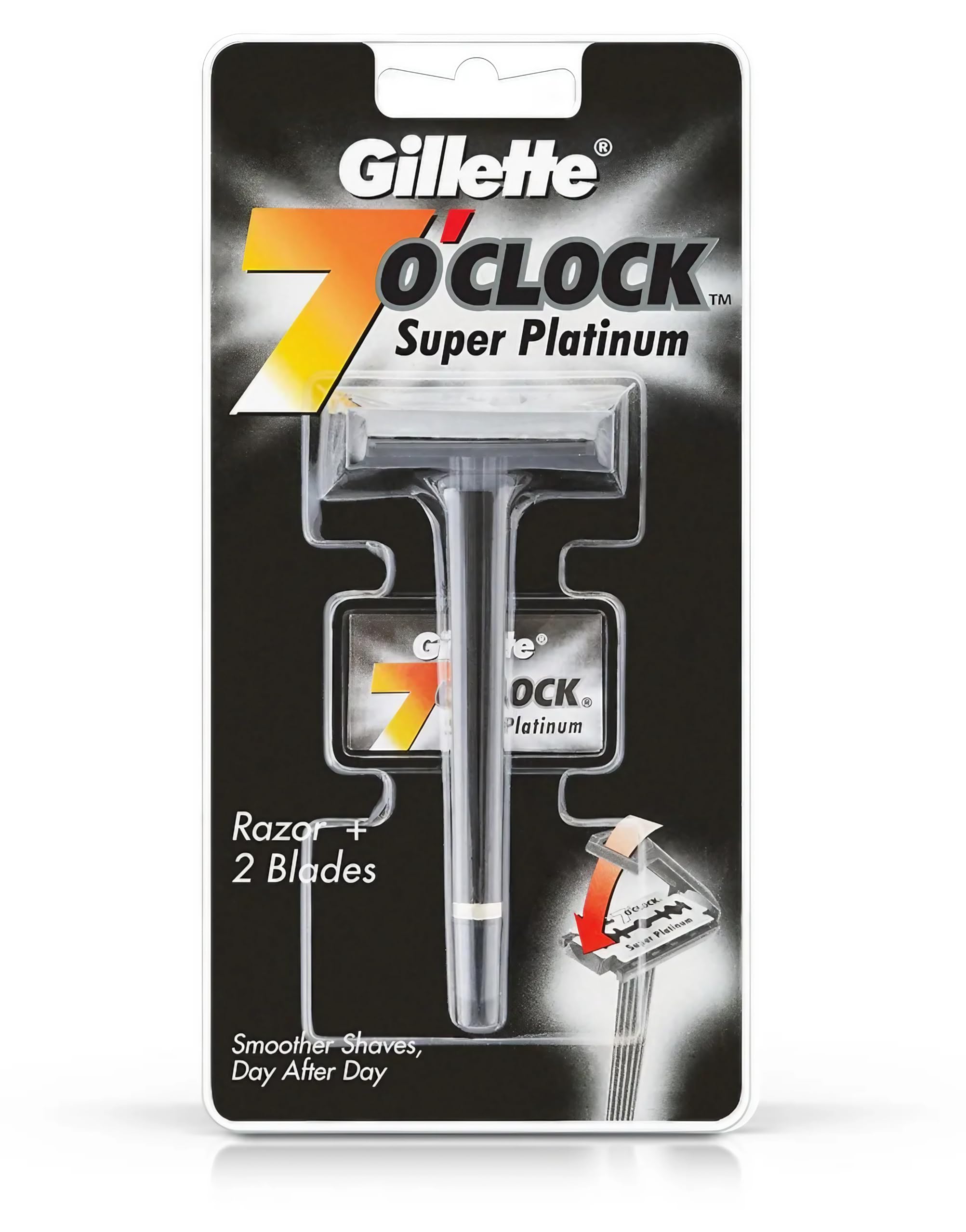 GILLETTE 7O'CLOCK SUPER PLATIMUM