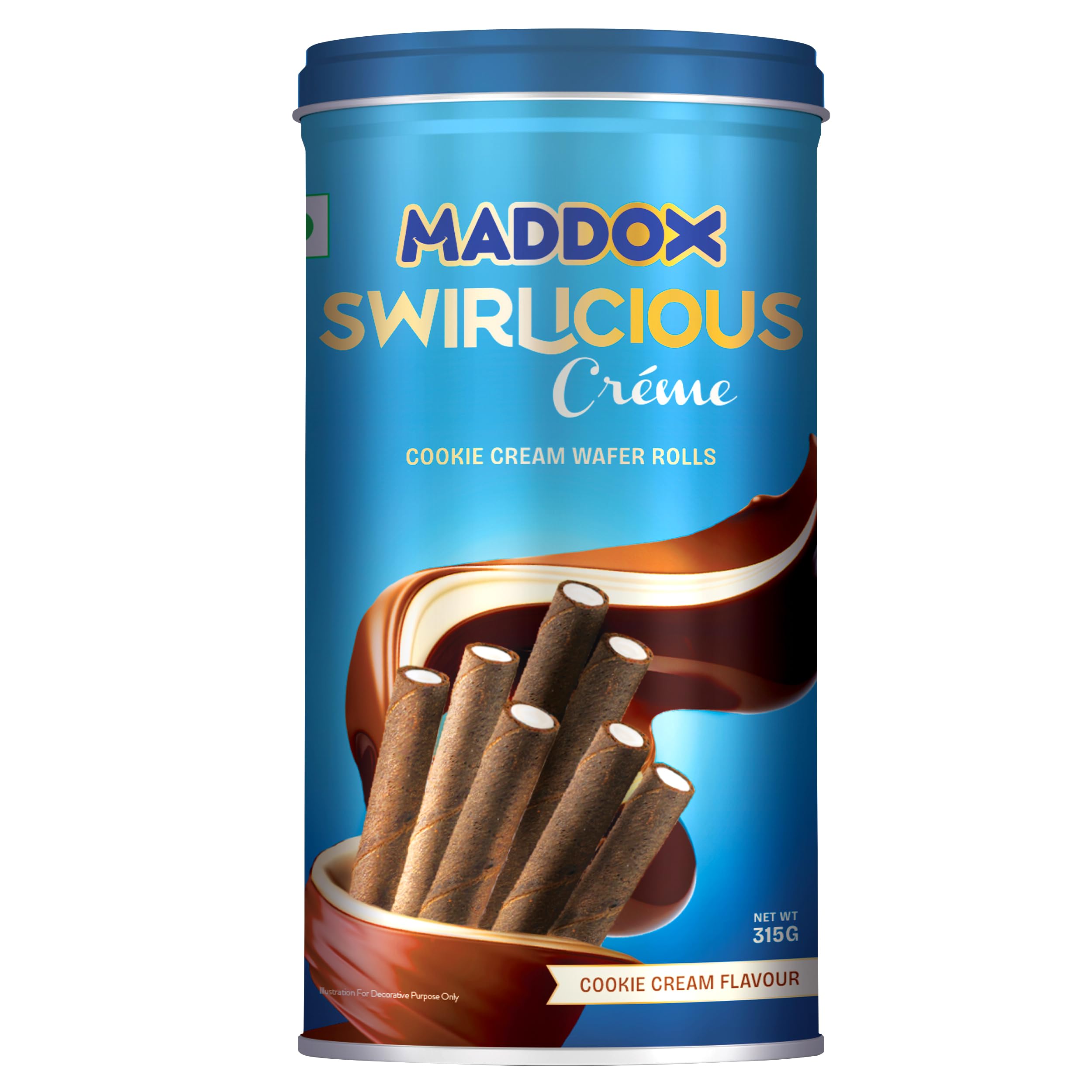 MADDOX SWIRLICIOUS CREME COOKIE ROLLS 100G