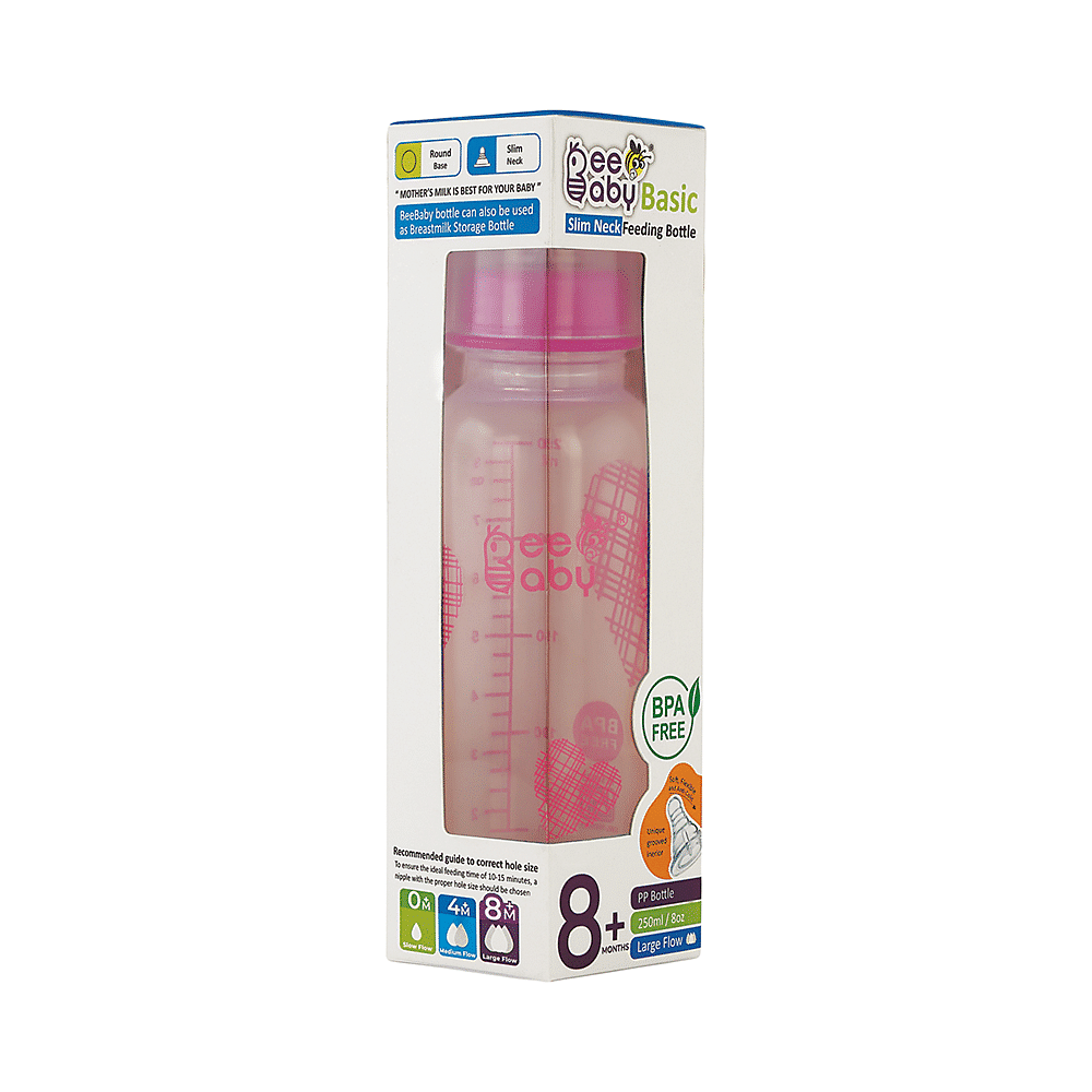 BEE BABY BASIC SLIM NECK BOTTLE 8+