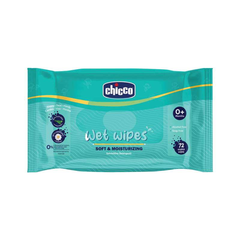 CHICCO WET WIPES 72N