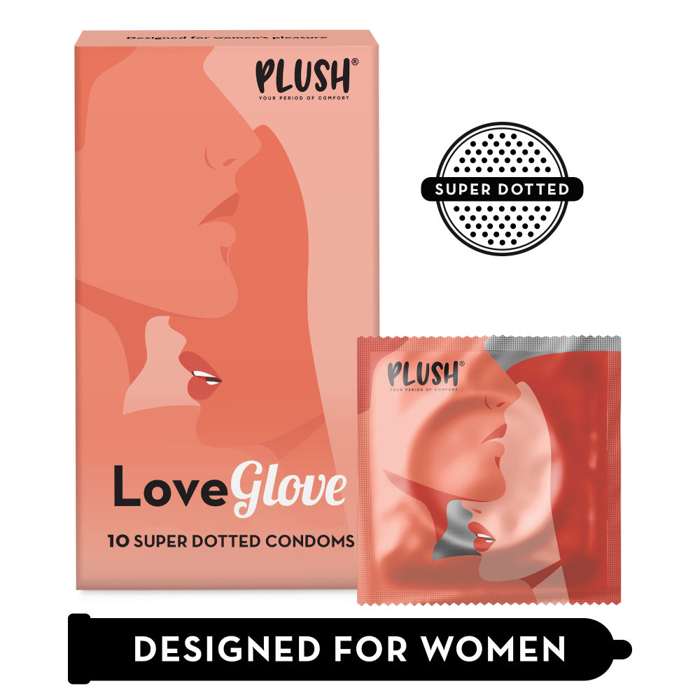 Plush Love Glove Super Dotted Condom